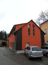Fertig gestelltes Gebäude